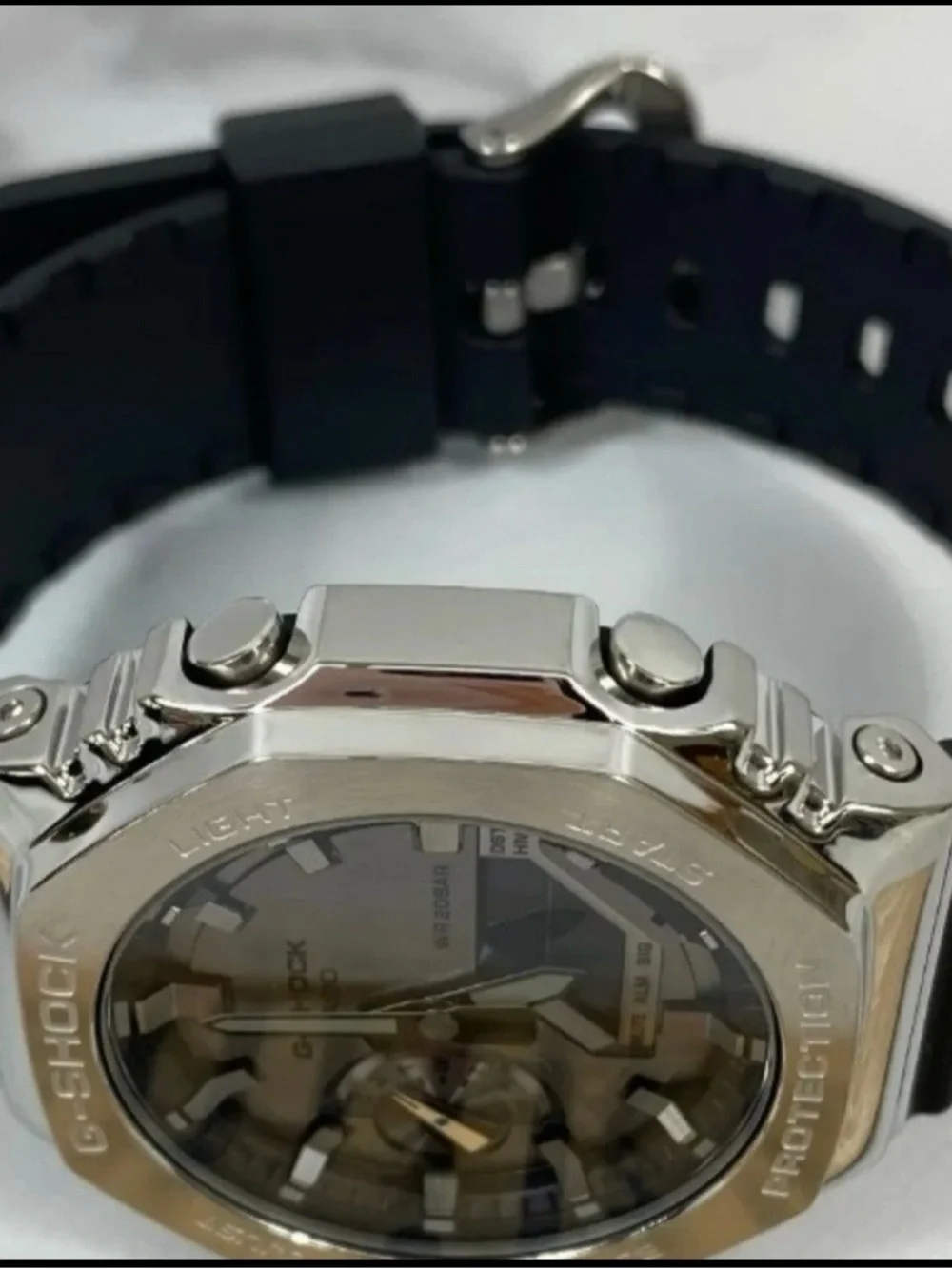 CASIO G-Shock GM-2100-1AJF Gray Silver Digital Chrono Mens Watch